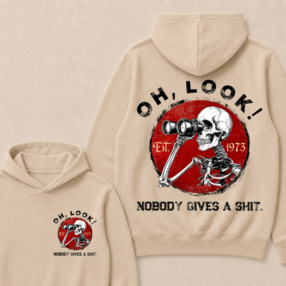 Custom Your Year Oh Look Nobody Gives A Shit EST.Year Hoodie