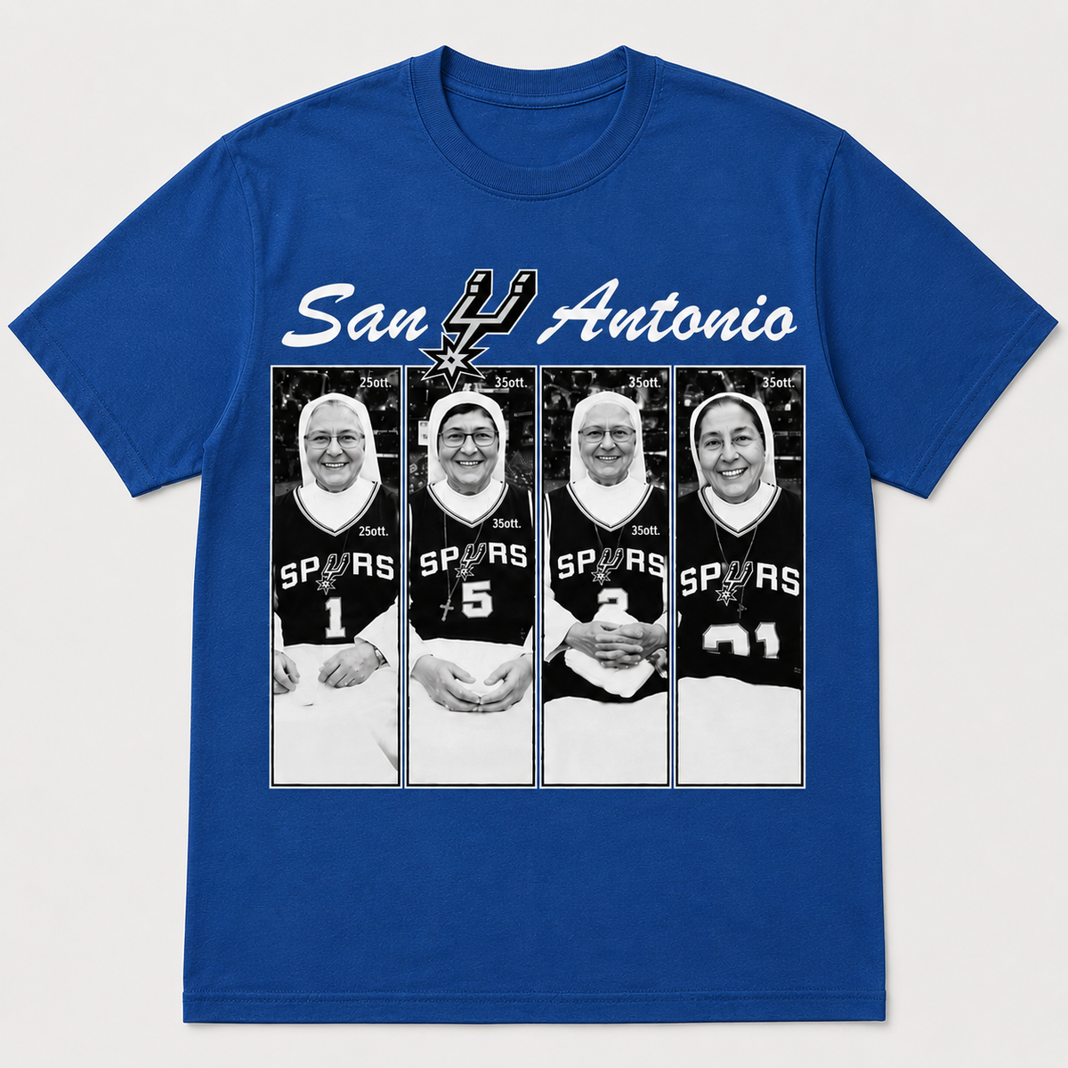 Holy Hoops San Antonio Shirt | Funny Basketball Nuns Graphic Tee | Spurs Fan Gift