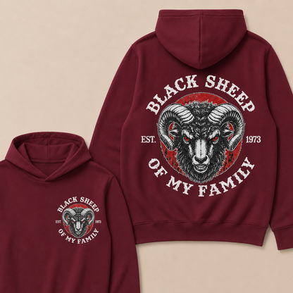 BLACK SHEEP OF MY FAMILY Custom Est.Year Hoodie