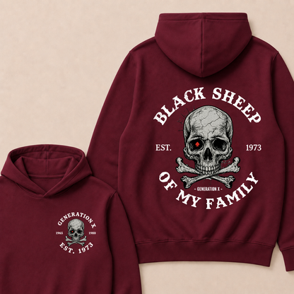 Custom Your Year Black Sheep Of My Family Generation X EST.Year Hoodie